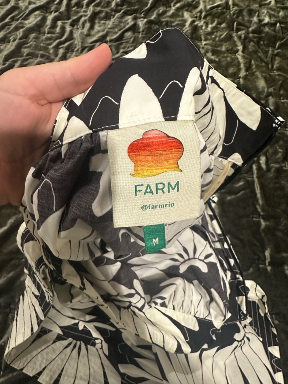 Farm Rio Small Copacabana Midi Skirt with side ties - Picture 4 of 5